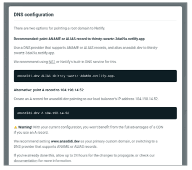 Configure custom domain for Netlify with GoDaddy | Anas Juwaidi's Blog